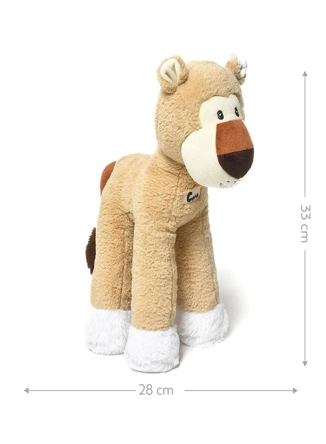 Mi Arcus Lion Cub Soft Plush Toy Made with Tiger Fur Brown- Height 33 cm - Image 3